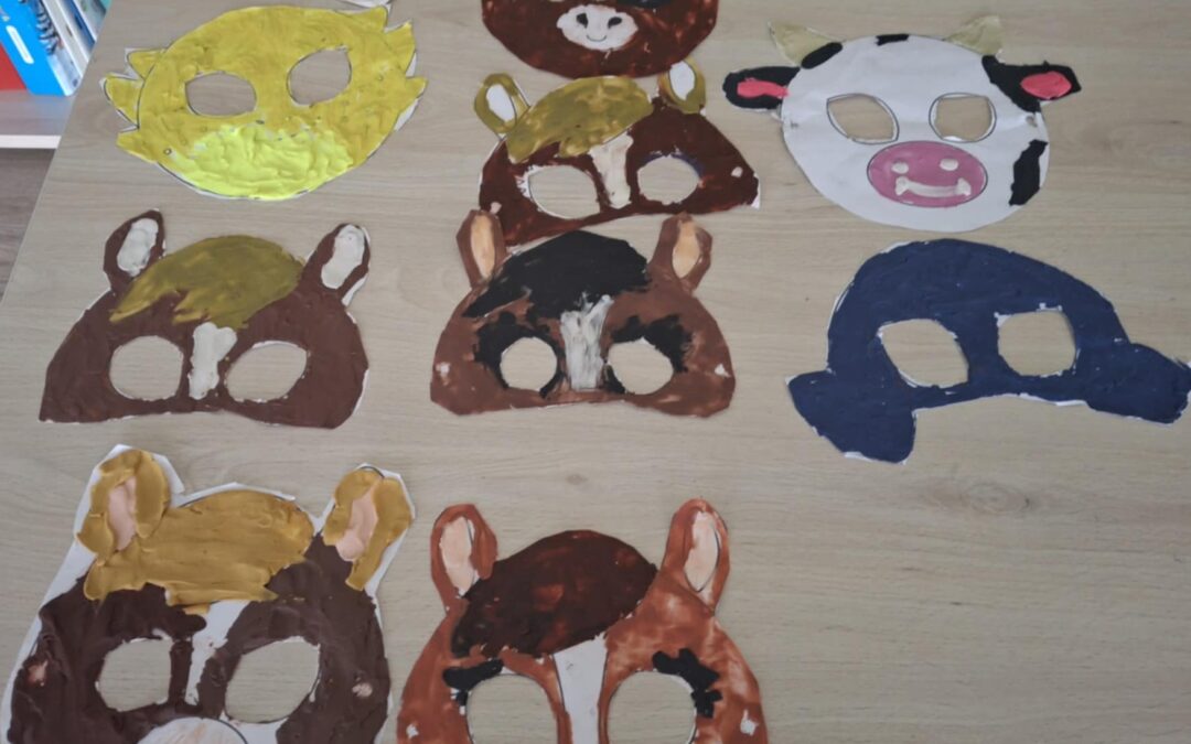 Zadanie z Projektu Edukacyjnego: „Klub Małego Zucha Flockies” – maski 🎭