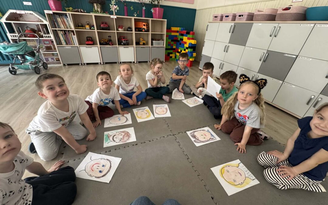 Wykonanie zadania „Mój przyjaciel – portret” w ramach Ogólnopolskiego Projektu Edukacyjnego „Wielkie Maniery Małych Ludzi”.